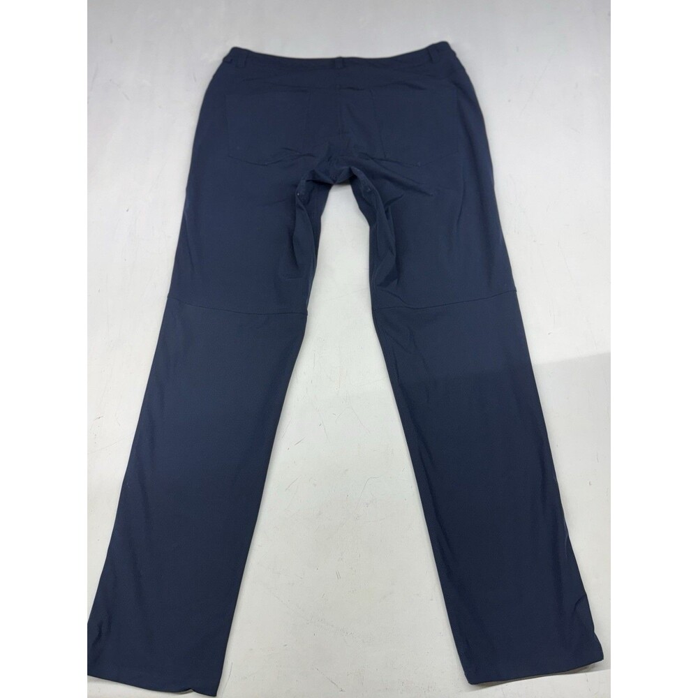 lululemon ABC Classic-Fit 5 Pocket Pant 33x33 Warpstreme Navy Blue Golf Office - Picture 8 of 10